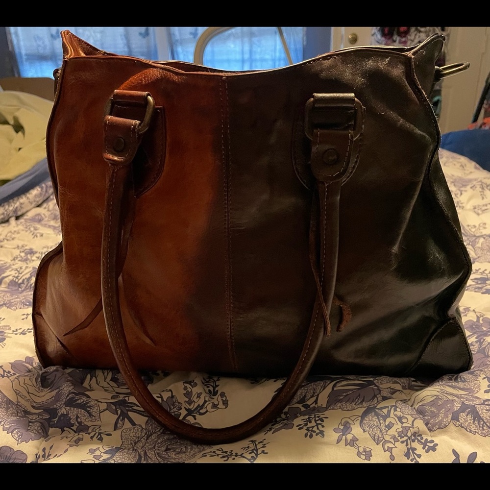 Bed Stu Multicolor Leather Satchel - Picture 2 of 12